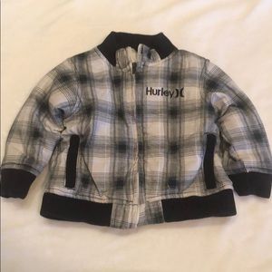 Toddler Hurley Plaid Puffer Jacket